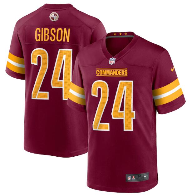 Men & Women & Youth Washington Commanders 24 Antonio Gibson 2022 Burgundy Game Stitched Jersey->washington commanders->NFL Jersey